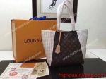 Top Grade Knockoff Louis Vuitton LOCKME CABAS Womens Brown Handbag for sale